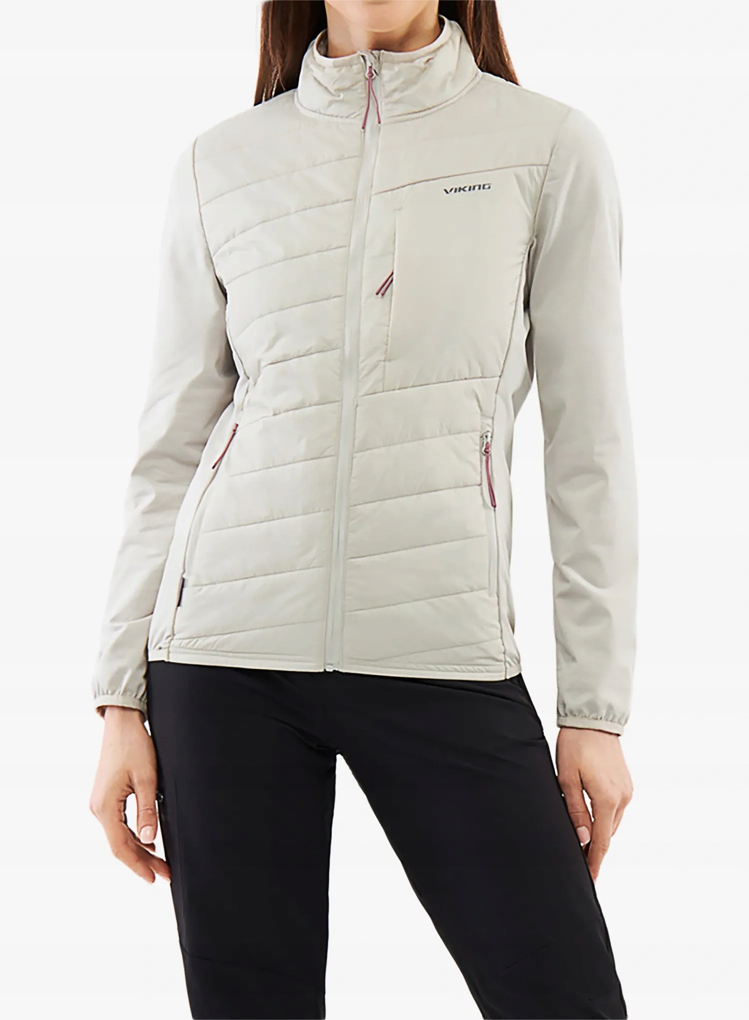 Dámská hybridní bunda Viking Zemu béžová Xs