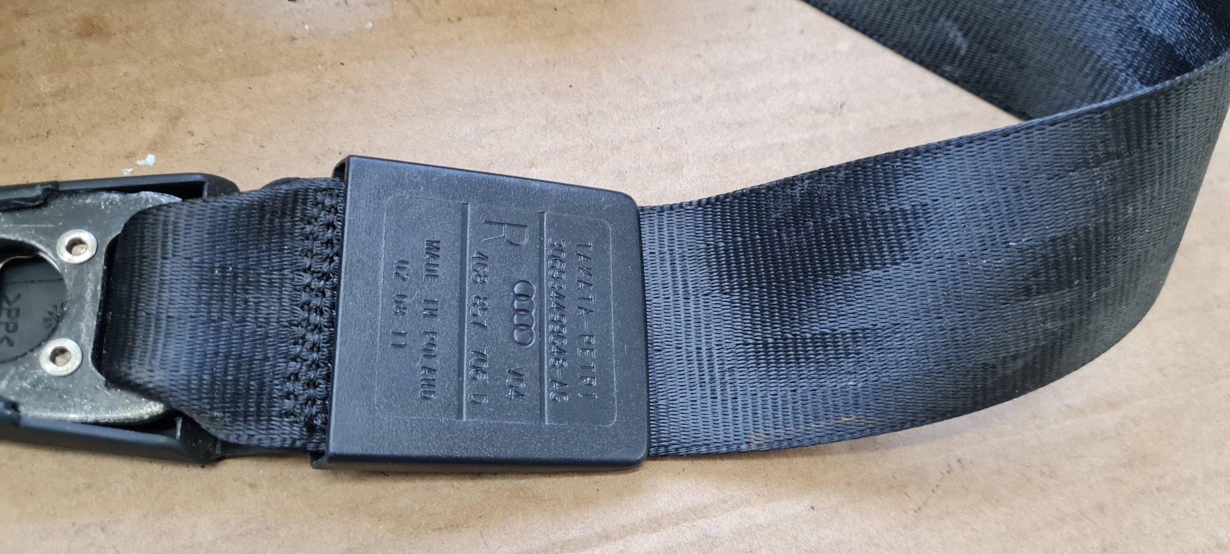 A6 C7 4G tension belt safety right front ORG 4G8857706D A7 4G