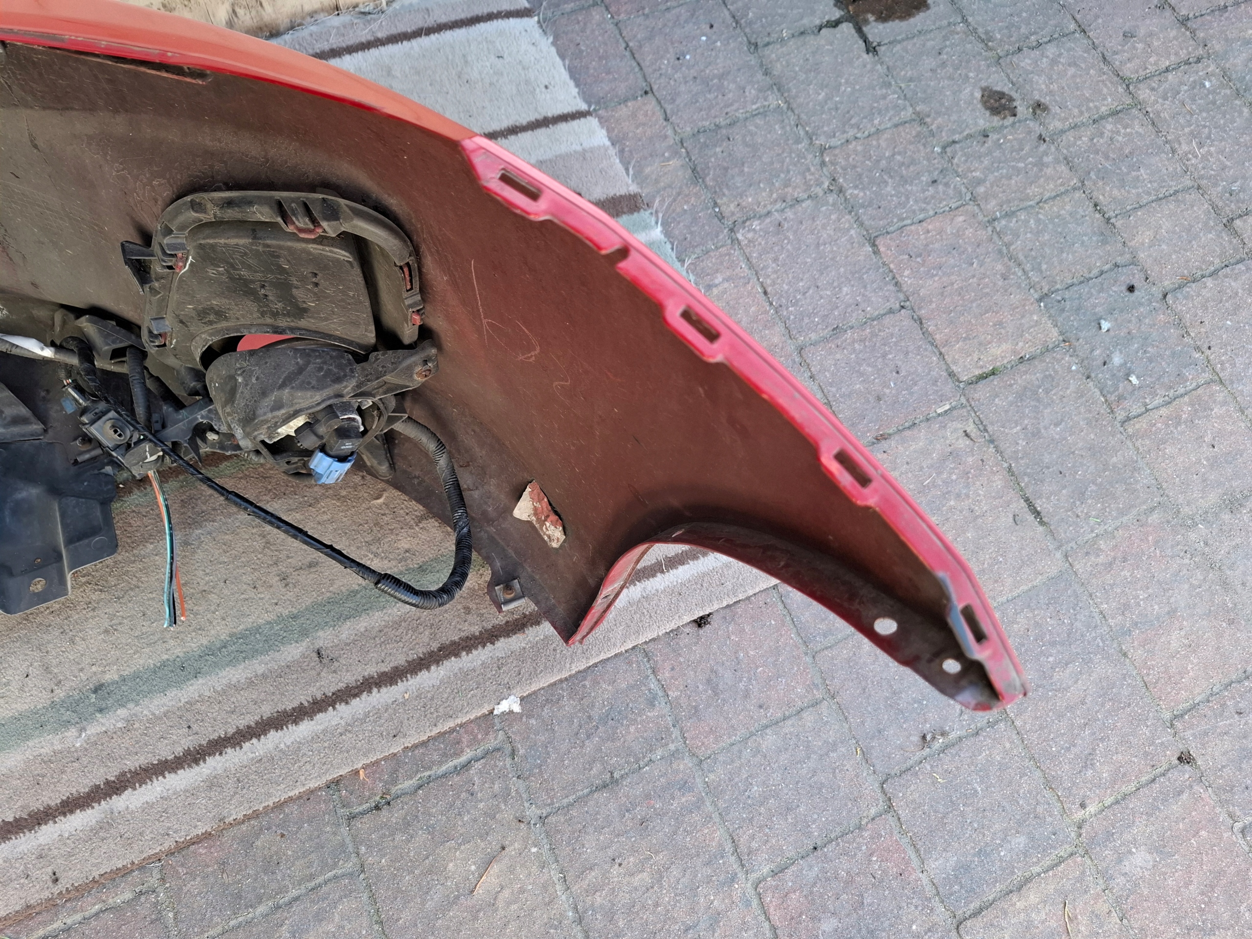bumper front Mazda 3 BL FL lift 11-13 CZRWONY 27A