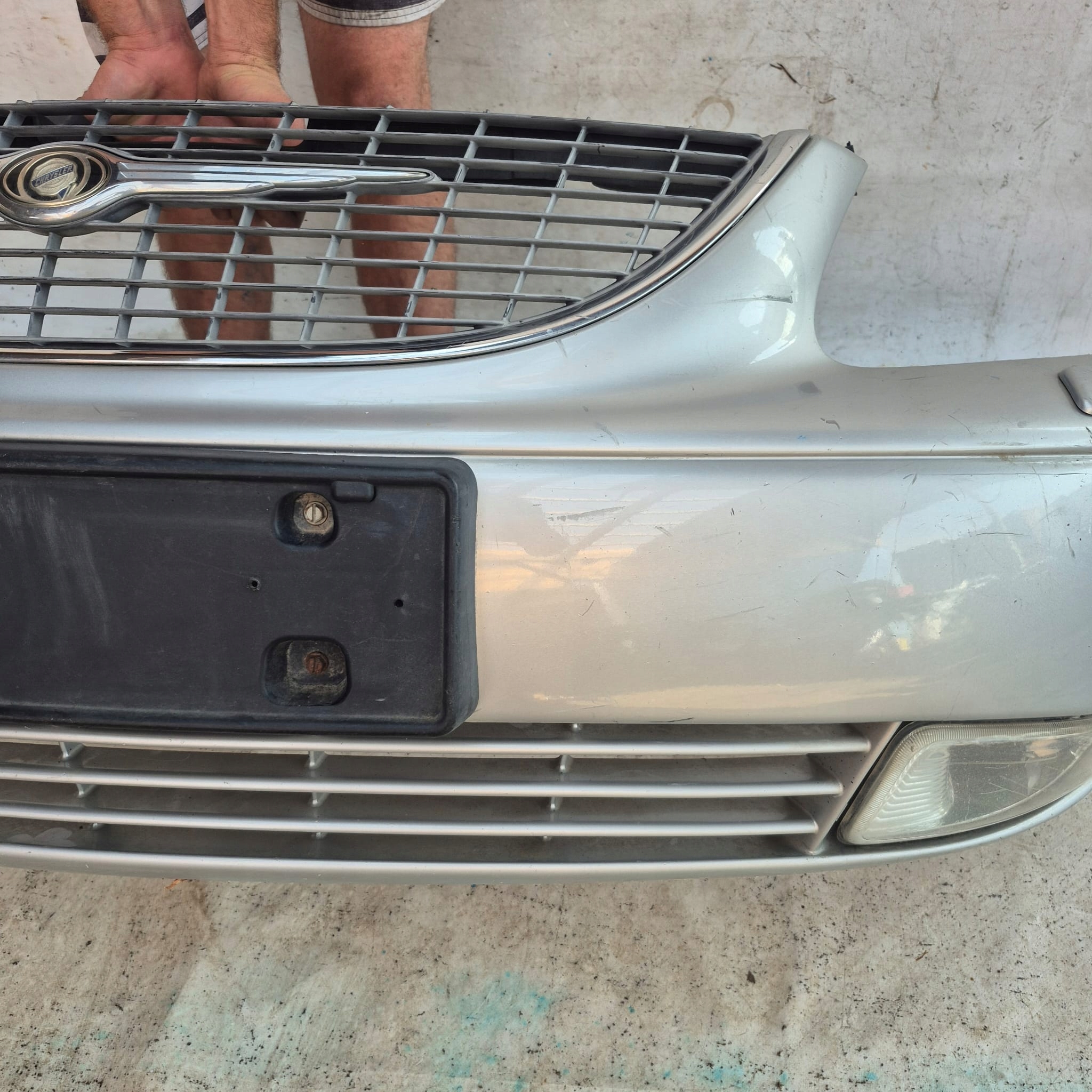 CHRYSLER VOYAGER IV 4 00-05 bumper front front washer