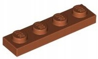 

Lego Płytka 1x4 C. Pomarańczowa (3710/6074892)