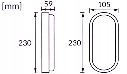 LAMPA ŚCIENNA SUFITOWA ZEWNĘTRZNA ŁAZIENKOWA PLAFON LED 18W IP65 Rodzaj gwintu zintegrowane źródło LED