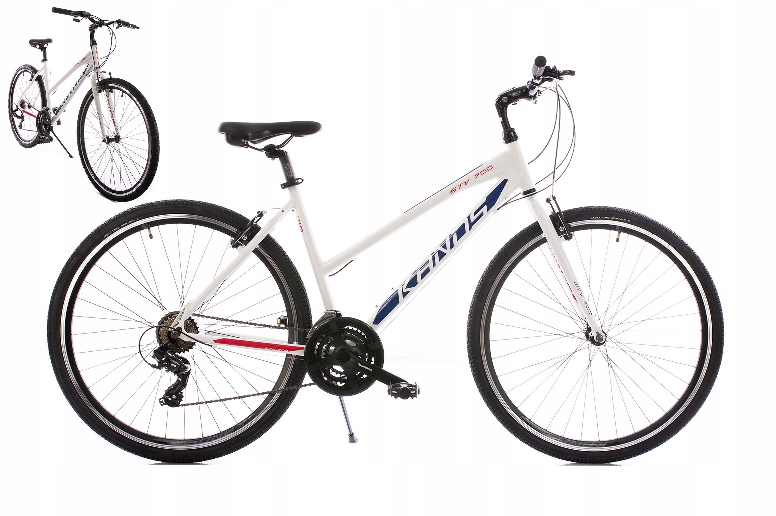 ROWER CROSS DAMKA KANDS STV 700 D17 biał-gran 2022