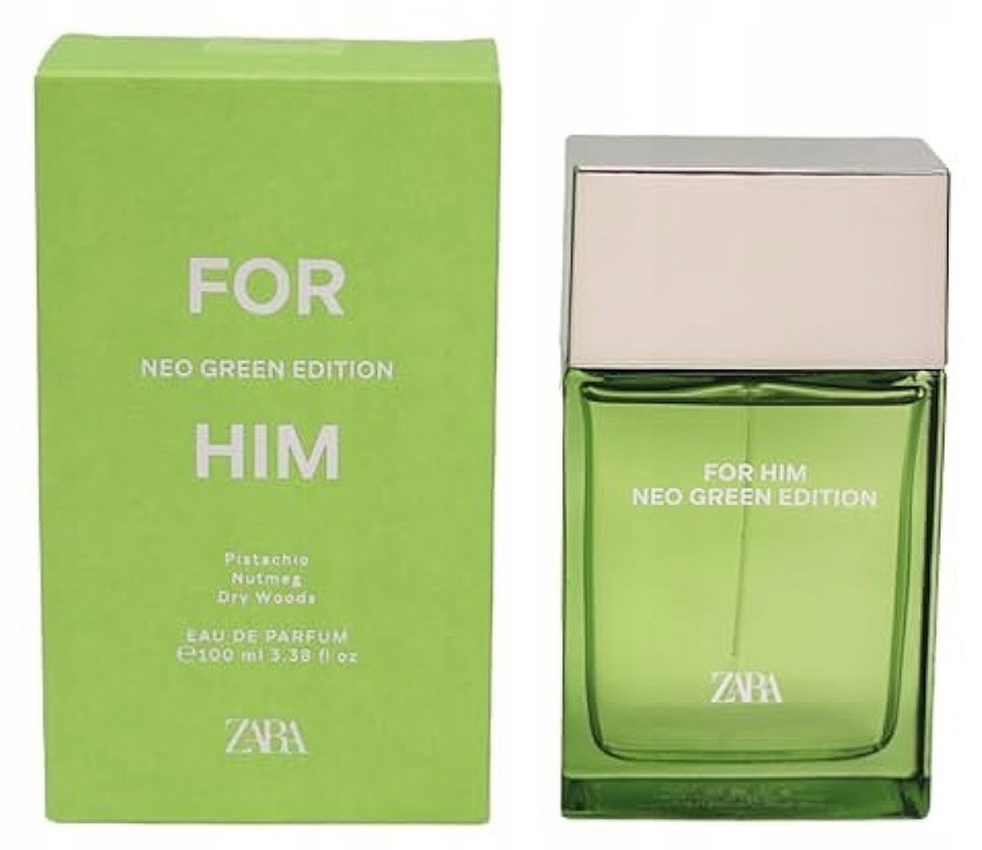 Zara For Him Neo Green Edition Edp 100 ML perfumy męskie kartonik