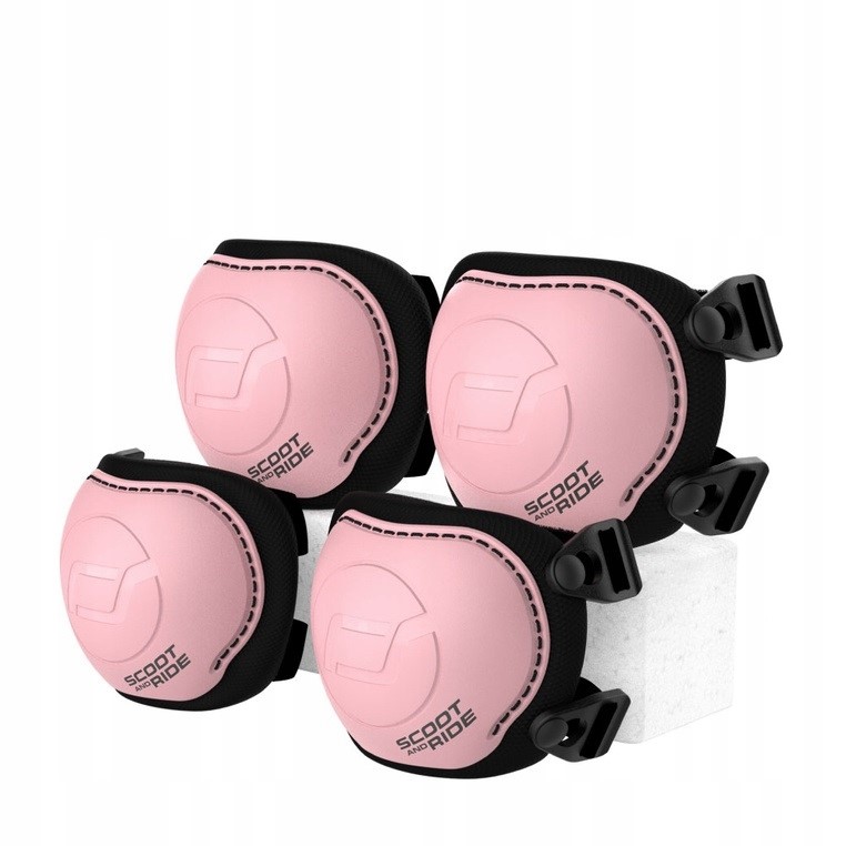 Scootandride Zestaw ochraniaczy dla dzieci Xxs Rose
