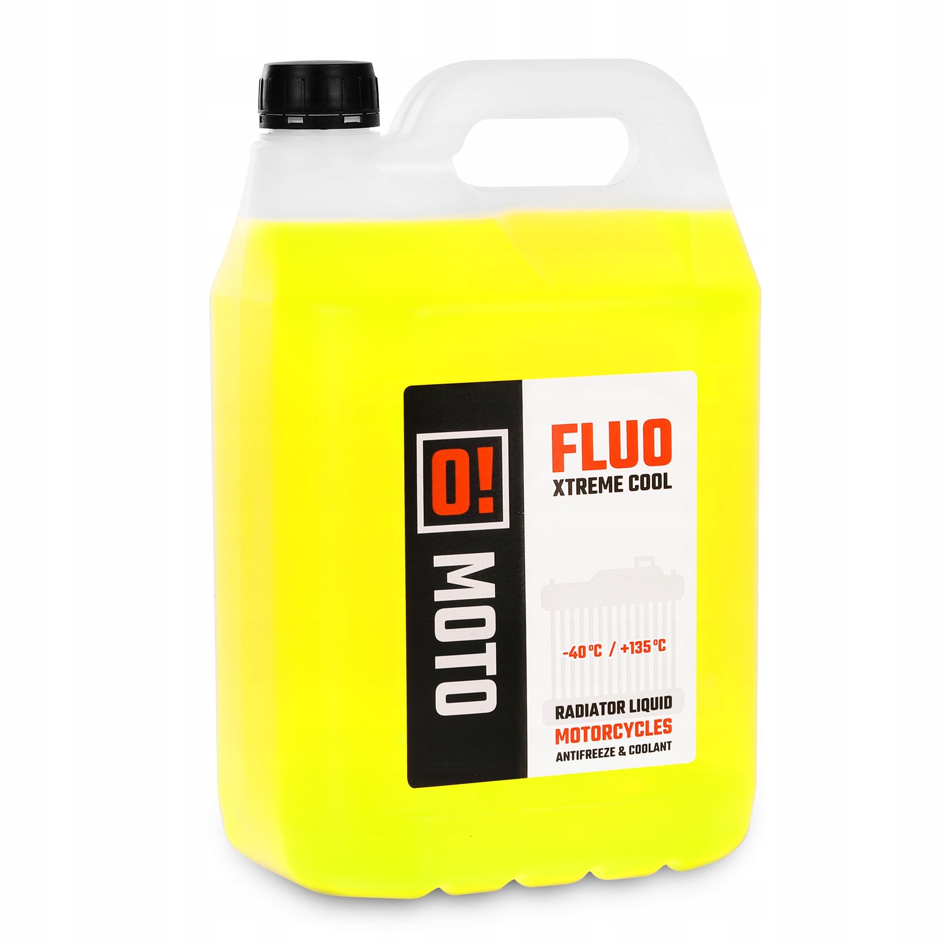 Omoto Płyn Do Chłodnic 5L O! Fluo Xtreme Cool +135 Gotowy Do Użycia (o!moto