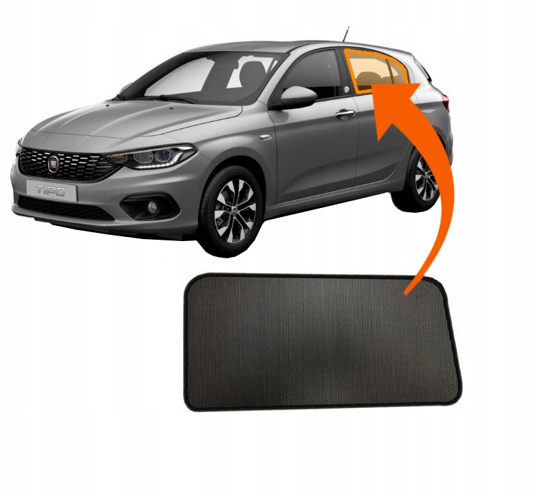 Osłona Przeciwsłoneczna Zasłonka Roleta Fiat Tipo