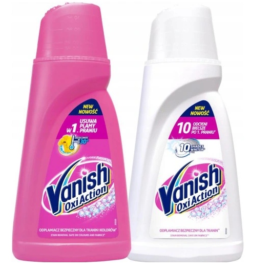 

Vanish Odplamiacz w płynie 2 x 1L =2L biel i kolor