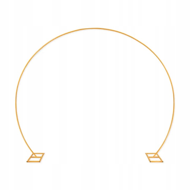 Stojan na balónky kulatý, zlatý, 315 x 240 cm