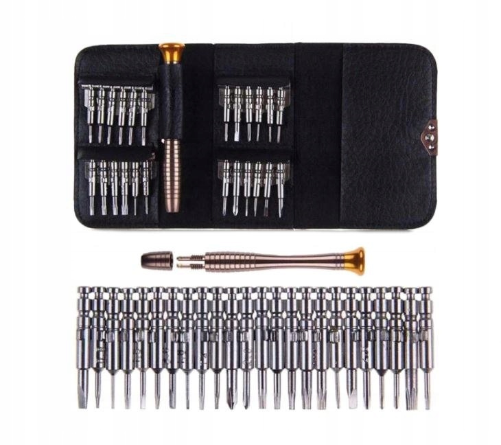 Zestaw śrubokrętów 25szt magnetyczne profi do telefonów ZWY Marka Rozz