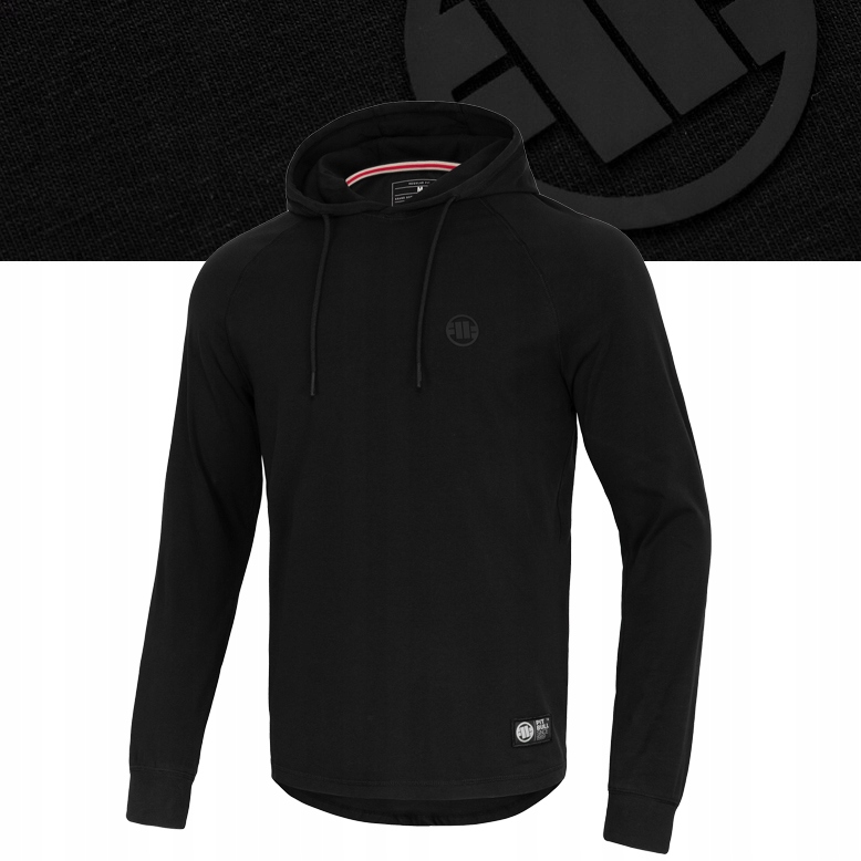 Pitbull Hooded Mercado Small Logo tričko s dlouhým rukávem Spandex vel. XXL