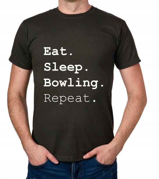 

koszulka Eat Sleep Bowling Repeat prezent
