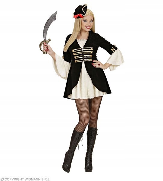 Kostým Pirátky Paní Kapitánky Rebelka Pirát L
