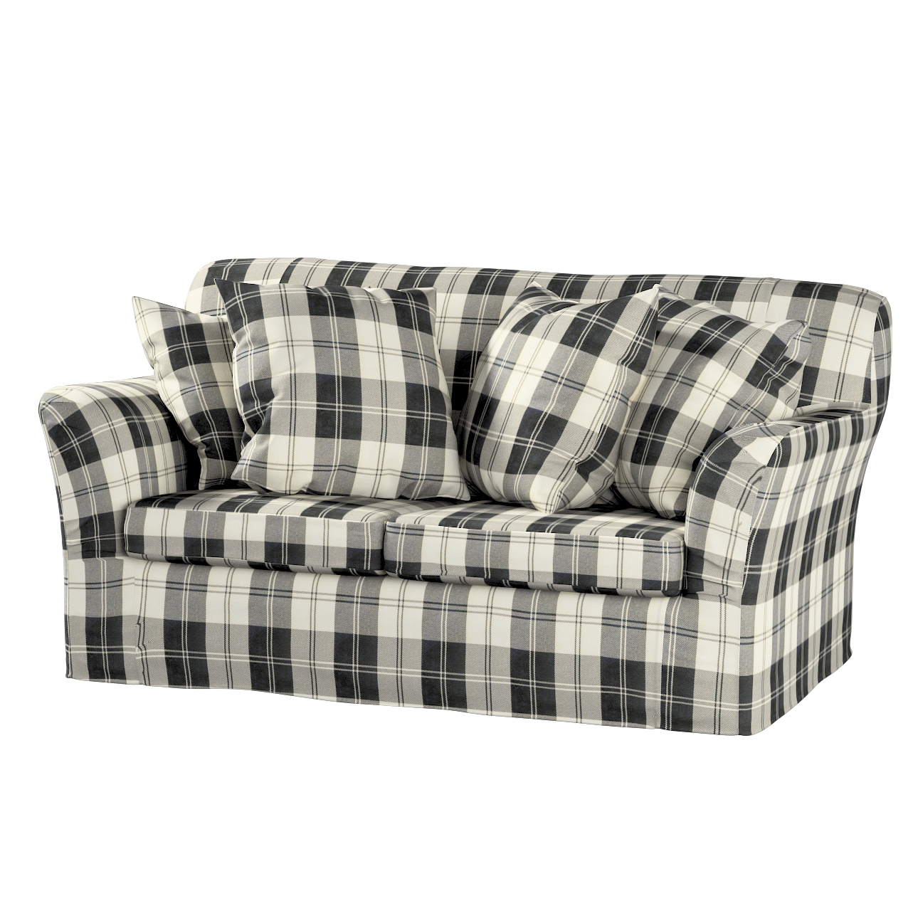 Dekoria Poťah na 2-miestnu nerozkladaciu pohovku Tomelilla od Ikea, sivý