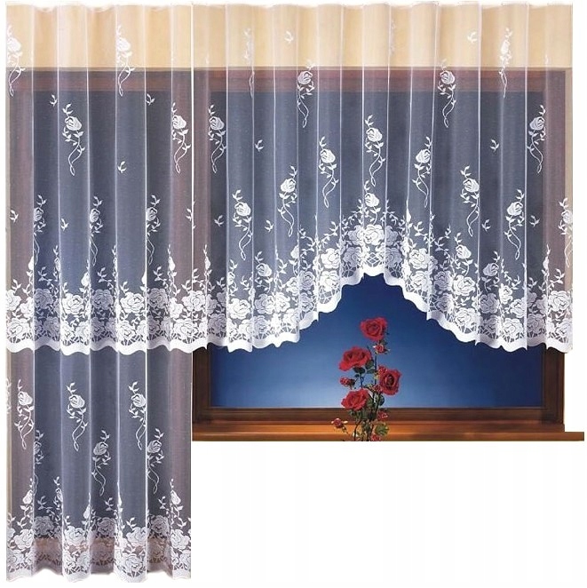 

Hortensja komplet 150x250 300x150cm (2 firany)