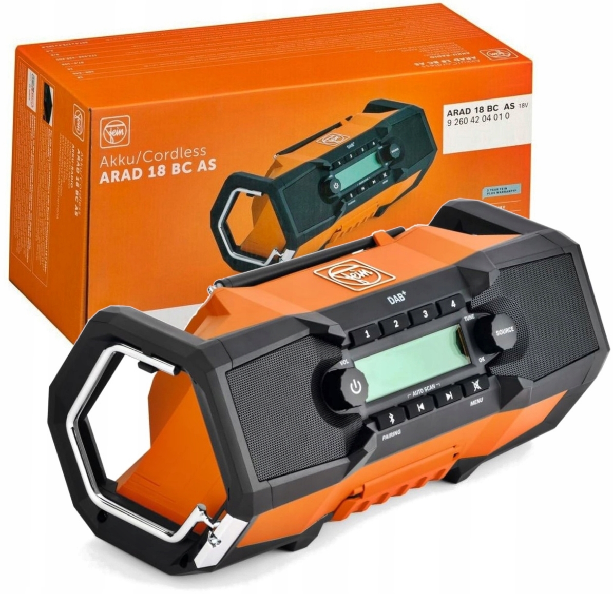 Radio budowlane wytrzymałe ARAD18BC As Fein