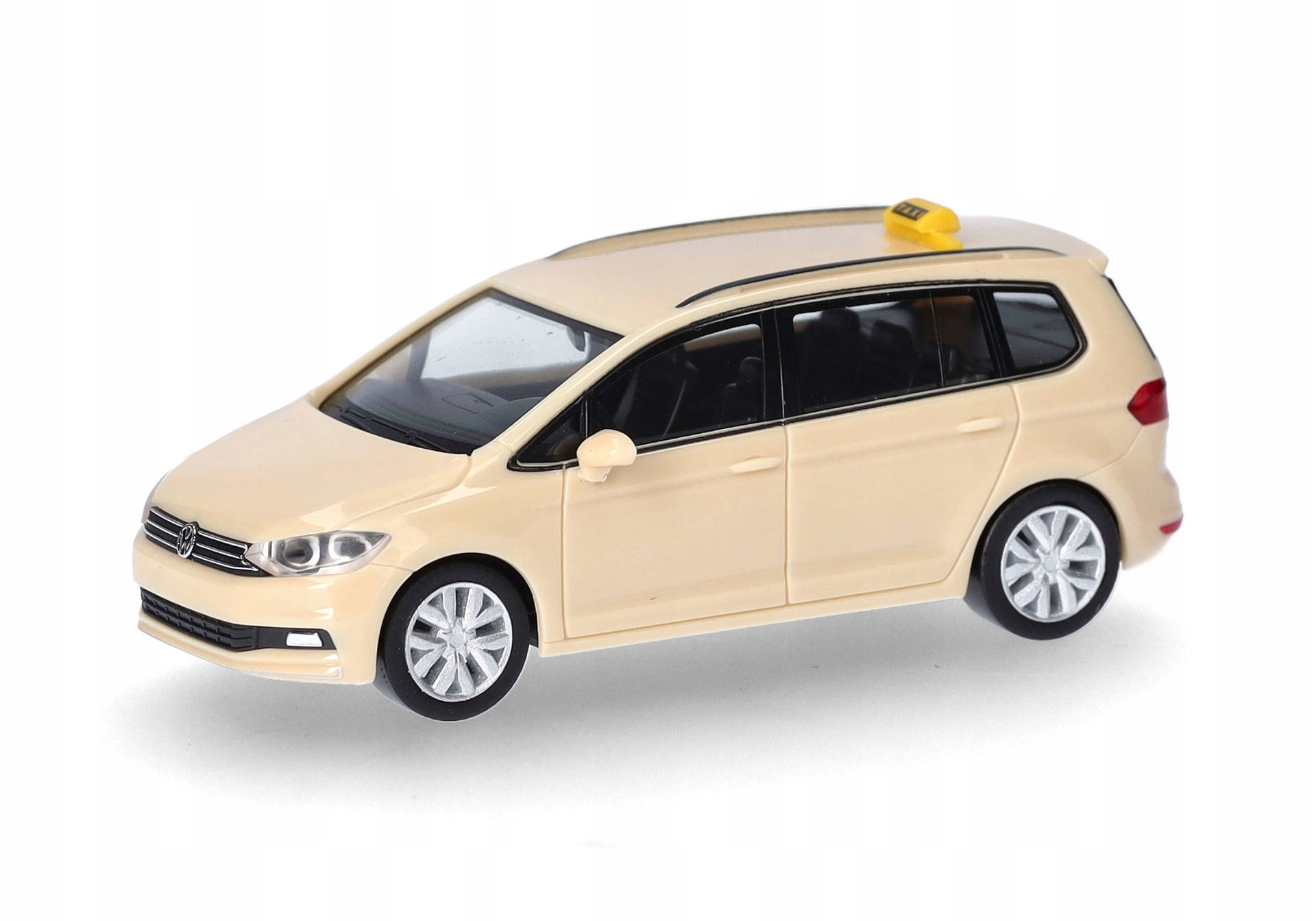 Herpa 097802 , Vw Touran "Taxi" , krémová , Měřítko 1:87