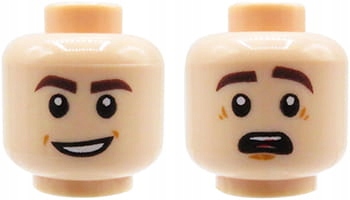 

Lego głowa główka figurki mężczyzna, cielista