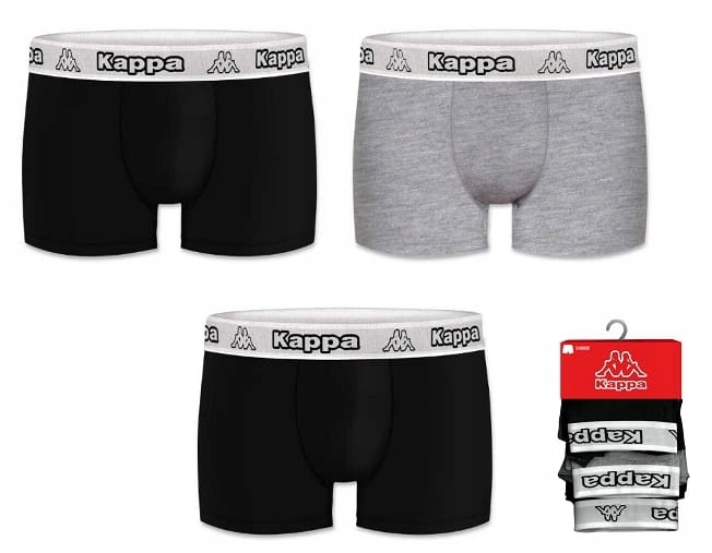 

Kappa Szorty BCX/3 3Pak - m Melange-Black