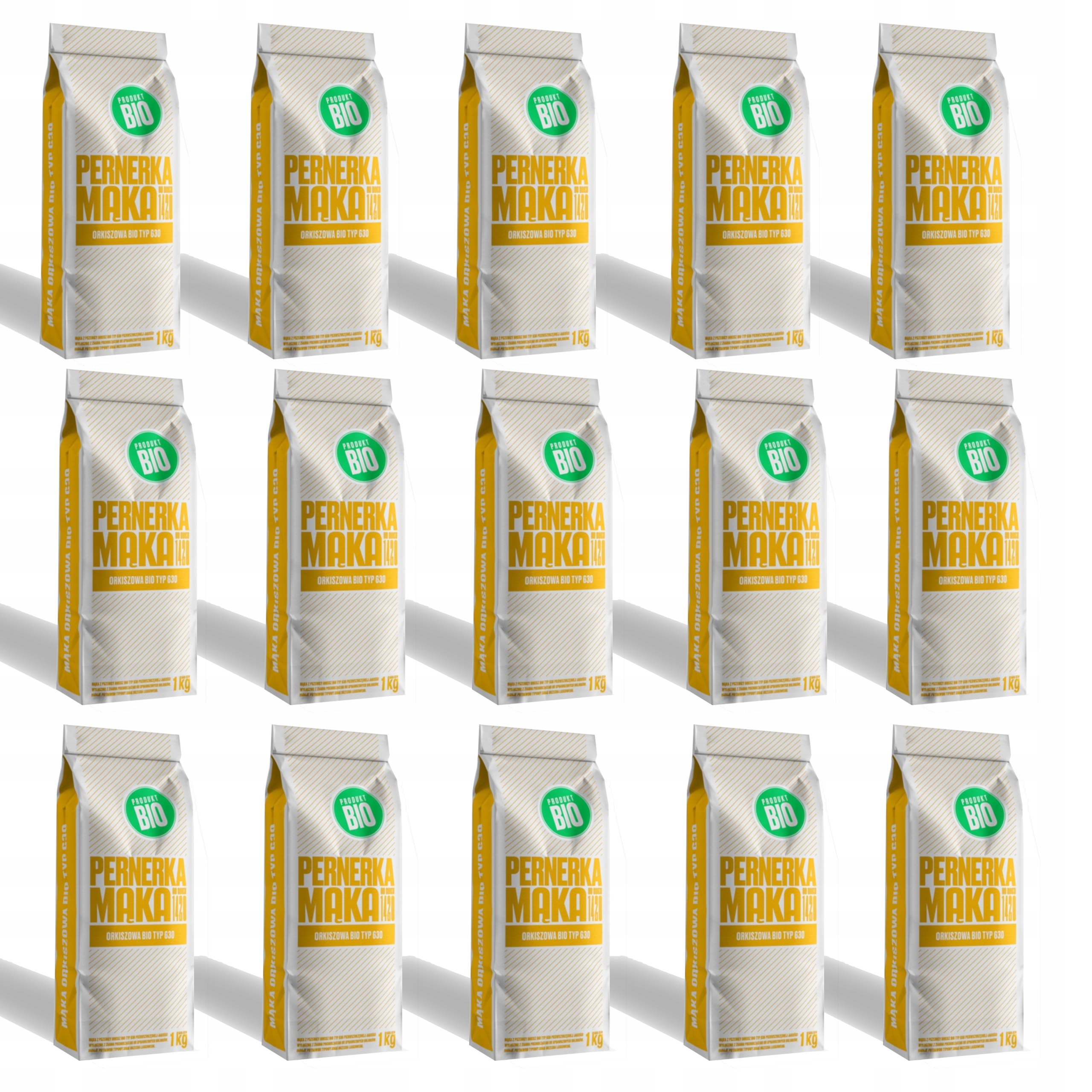 Bio Mąka Orkiszowa Jasna Typ 630 15KG Pernerka