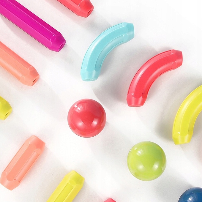 KLOCKI MAGNETYCZNE EDUKACYJNE KONSTRUKCYJNE MAGNETIC STICKS ZESTAW 36 el. Stan opakowania oryginalne