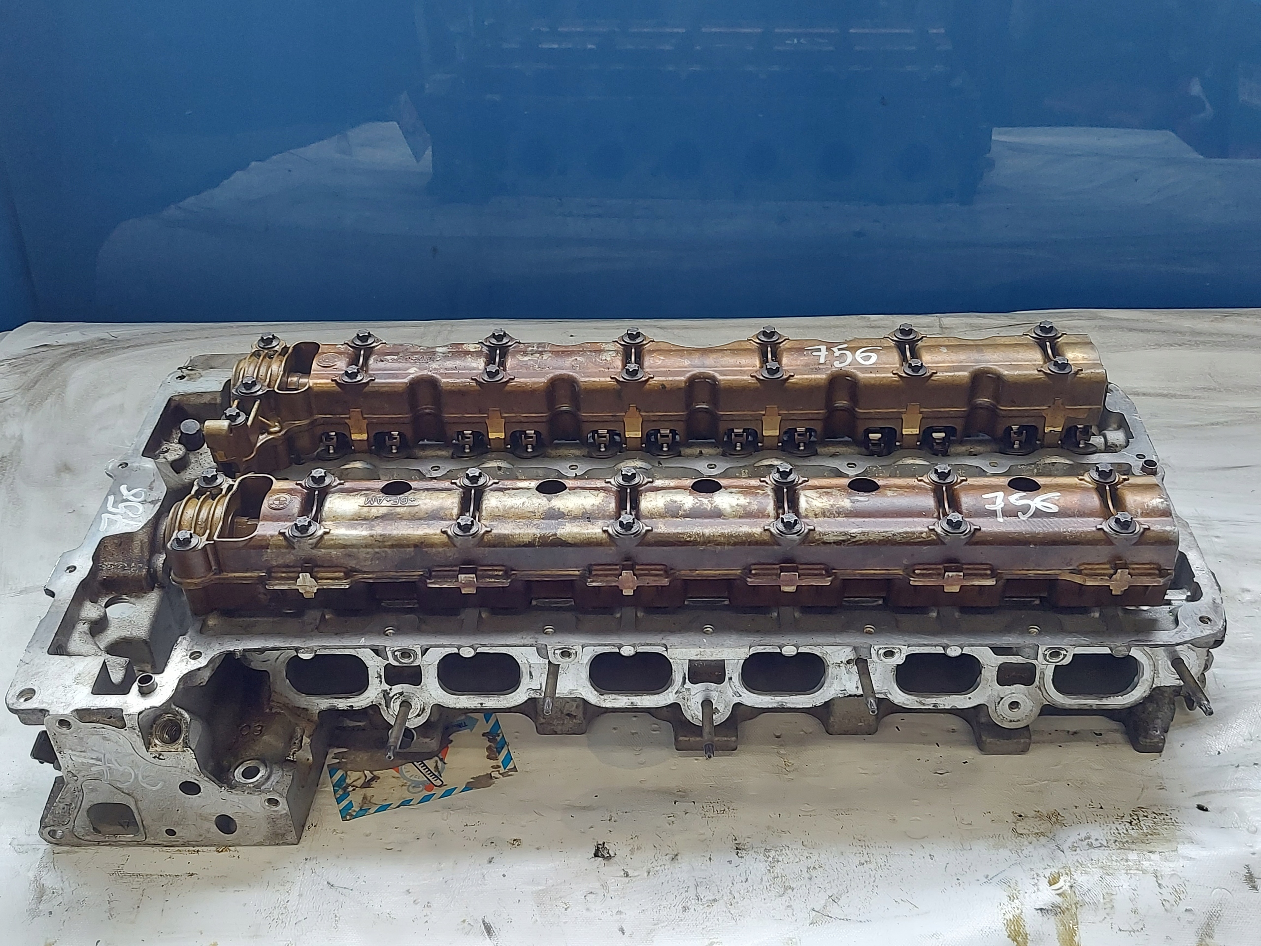 TESTATA BMW E60 N53B30A 3.0 B 756016204