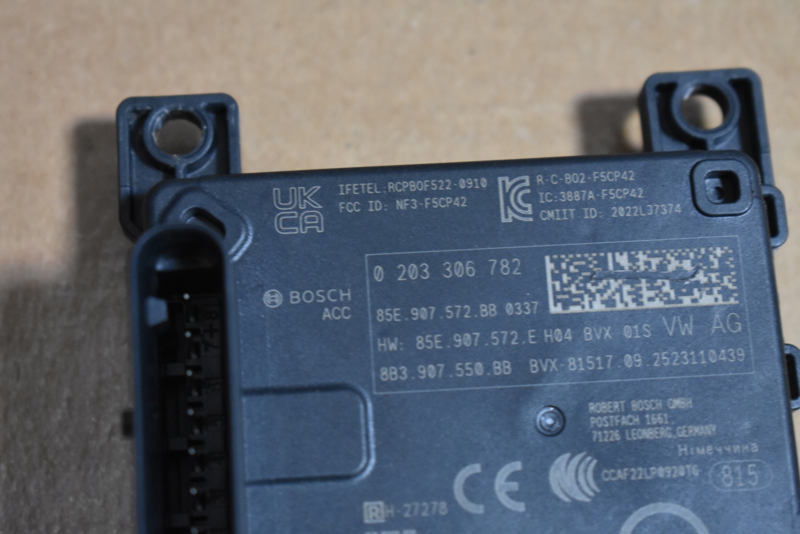perfect condition RADAR DISTRONIC AUDI A5 B10 1