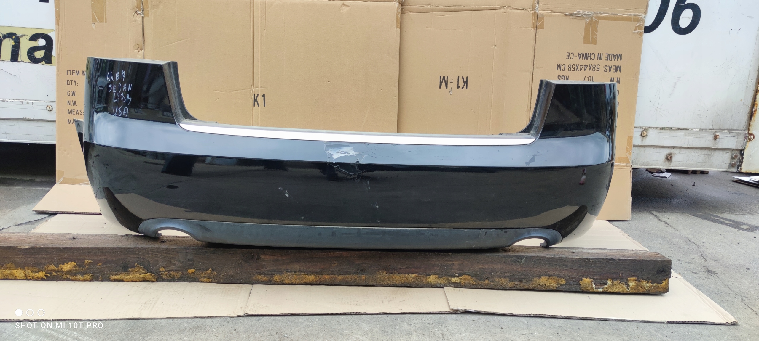 bumper rear part AUDI A4 B7 sedan original LY9B *USA*