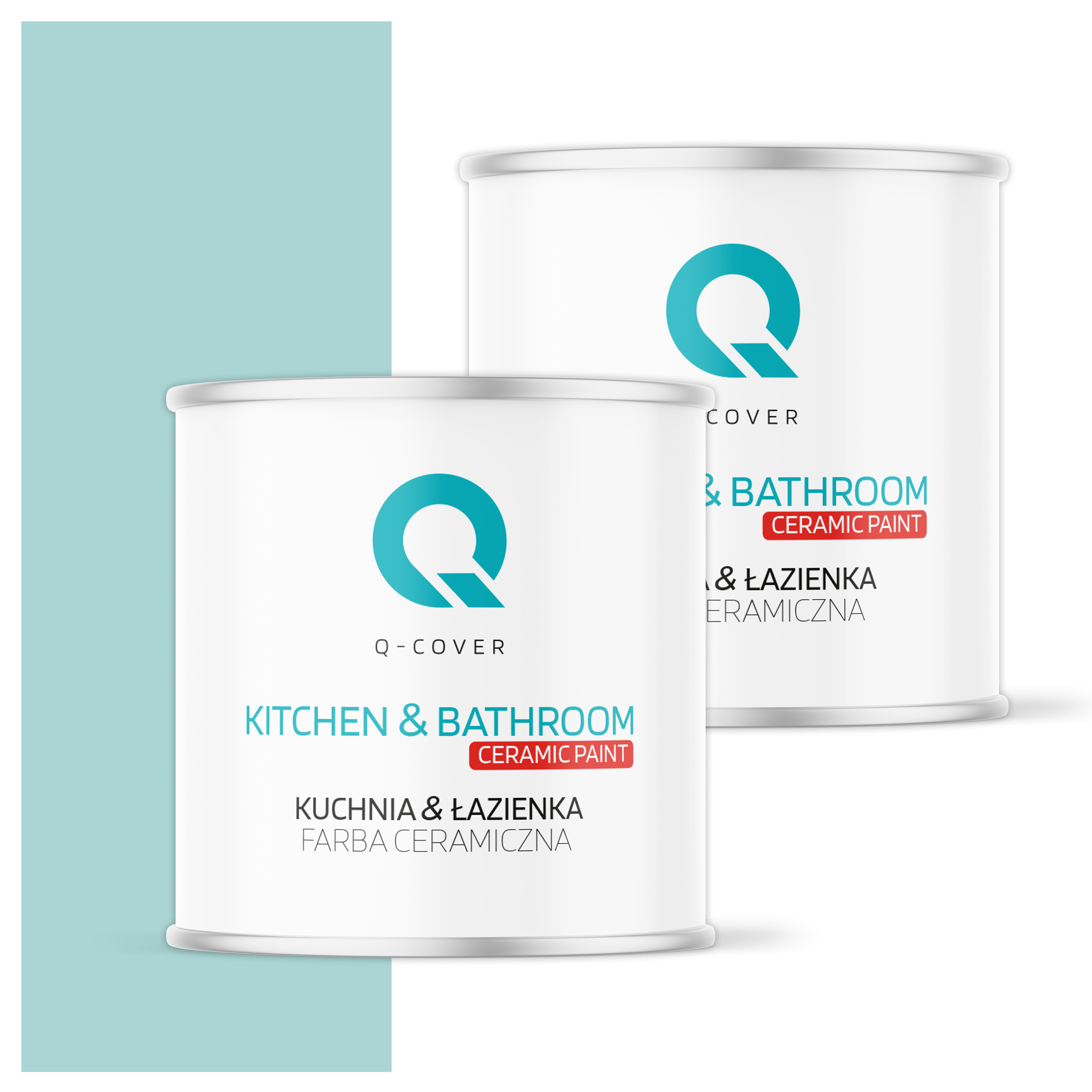 Barva do kuchyně a koupelny Omyvatelná 2L Hluboká matná Tyrkysová světlá H1462