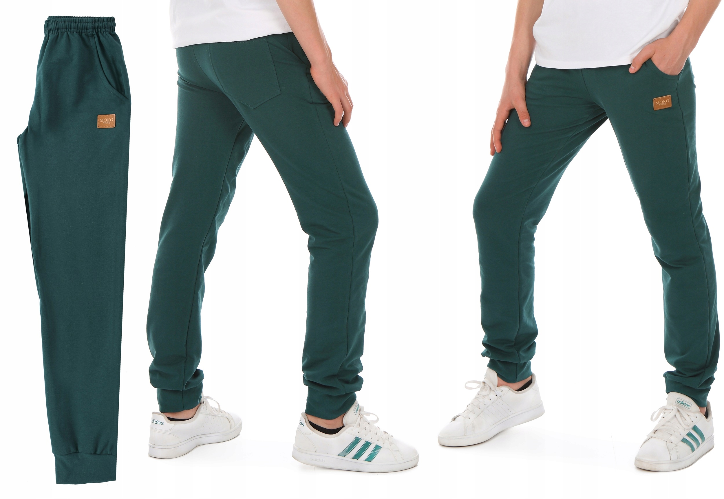 Spodnie dresowe SUPER JAKOŚĆ dres r.176 zielony Produkt.PL Rozmiar (new) 176 (171 - 176 cm)