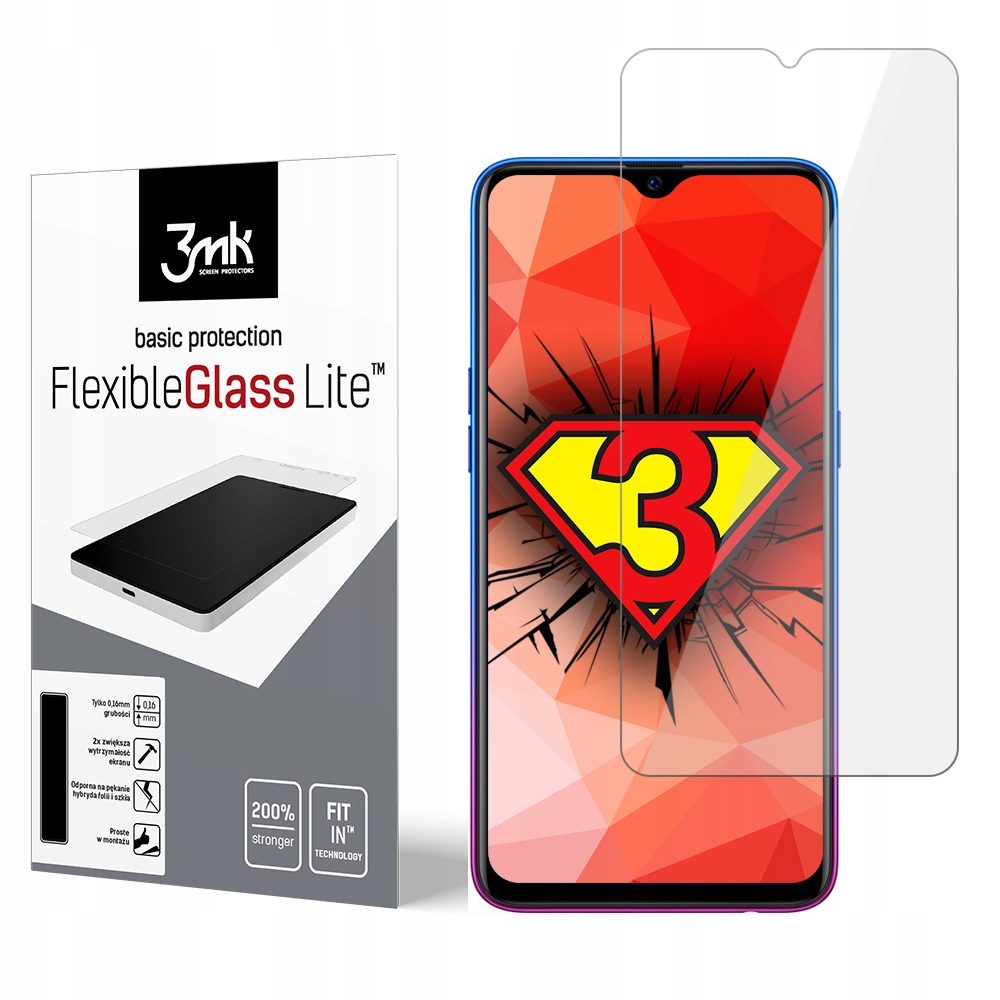 

Szkło ochrona 3mk FlexibleGlass Lite Oppo RX17 Neo