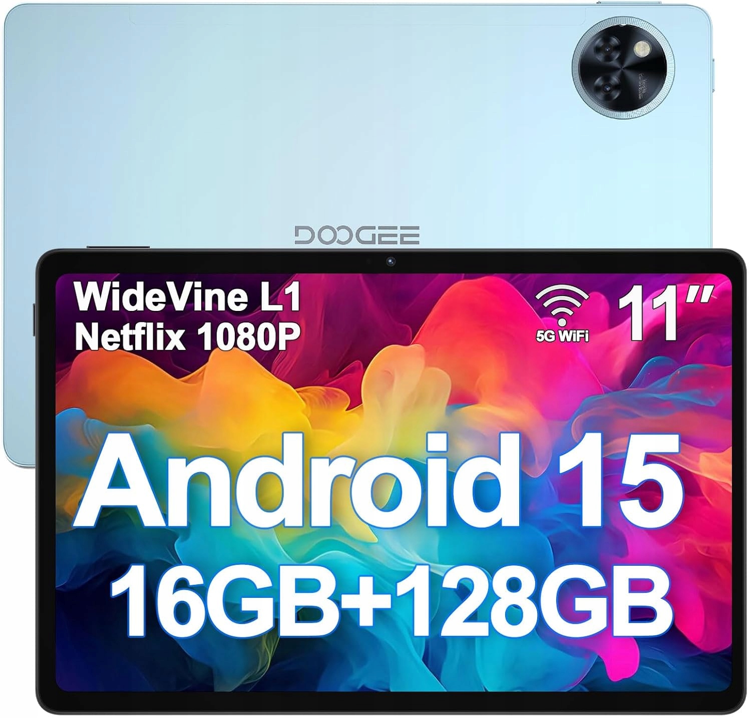 Doogee U11 Android 15 Tablet 11" Ips 16GB 128GB 2TB 8580mAh 5G Wifi Otg 90HZ