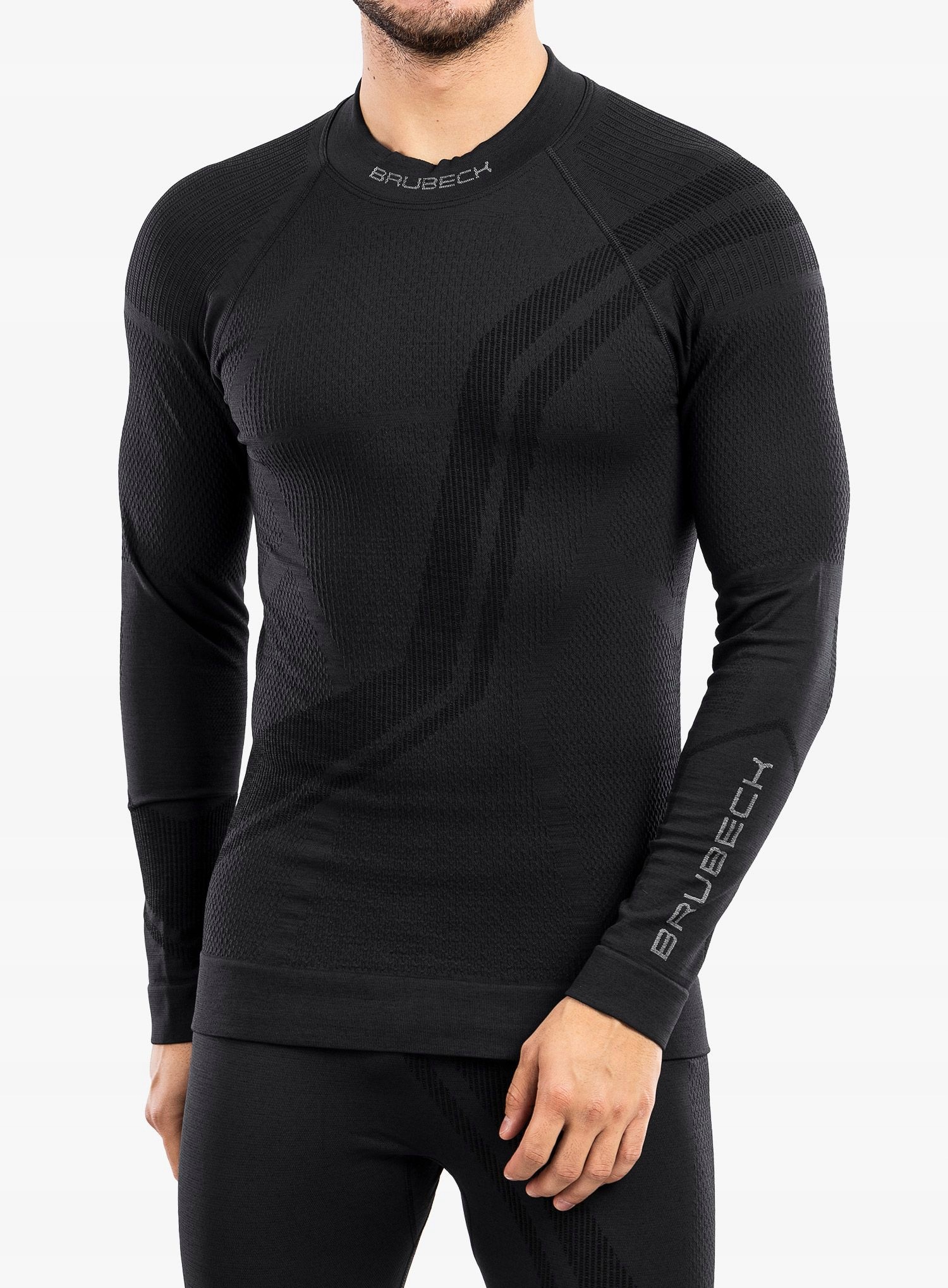Bluza termoaktywna Brubeck Thermo Wool by Pustelnik black M