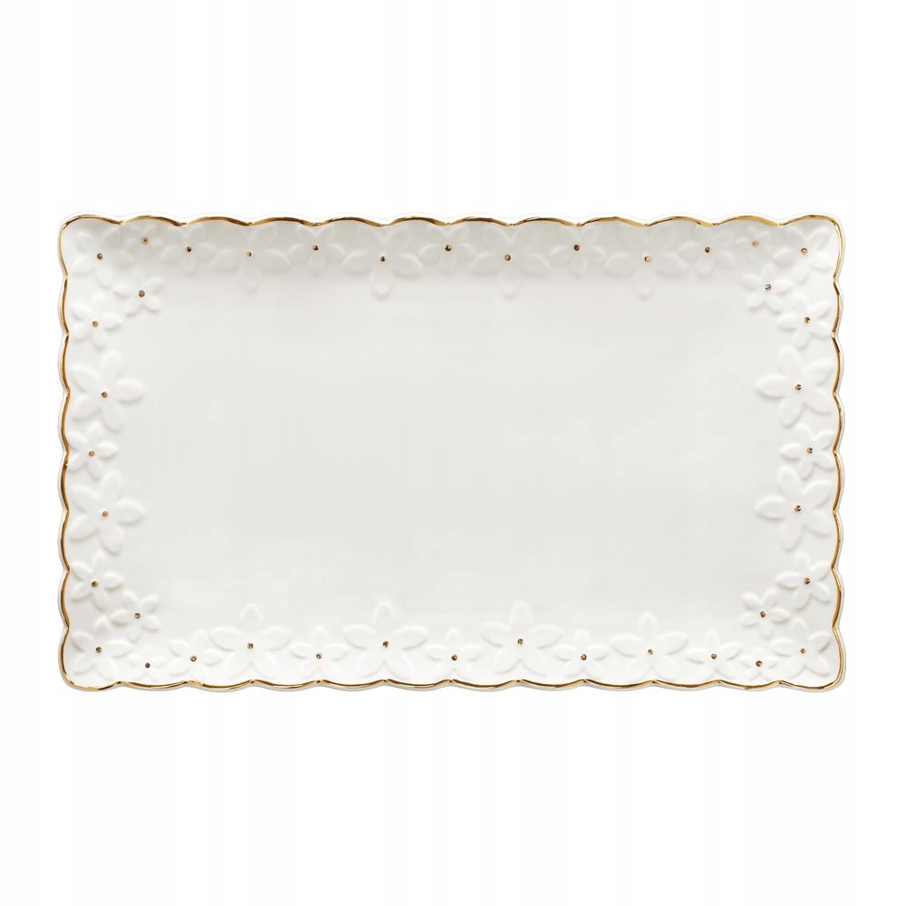 Villa Italia Obdélníkový podnos Talíř na dort 31 cm Fiorella