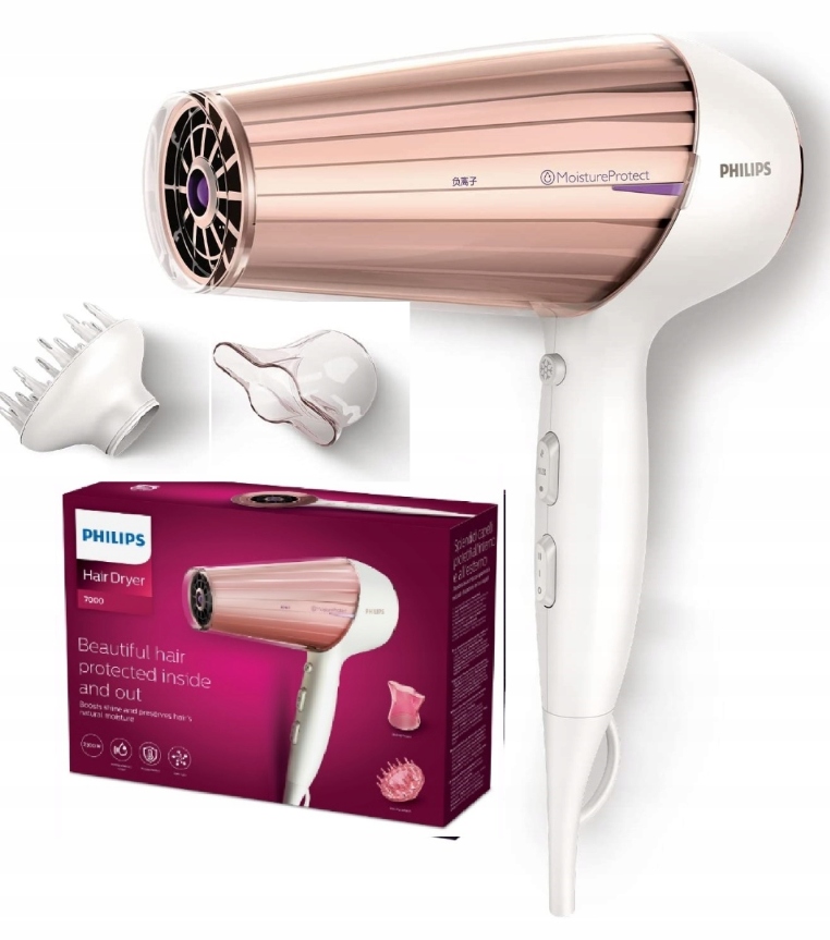 Sušička vlasov Ionizácia Snímač ochrany Darček Philips Dry Care Prestig