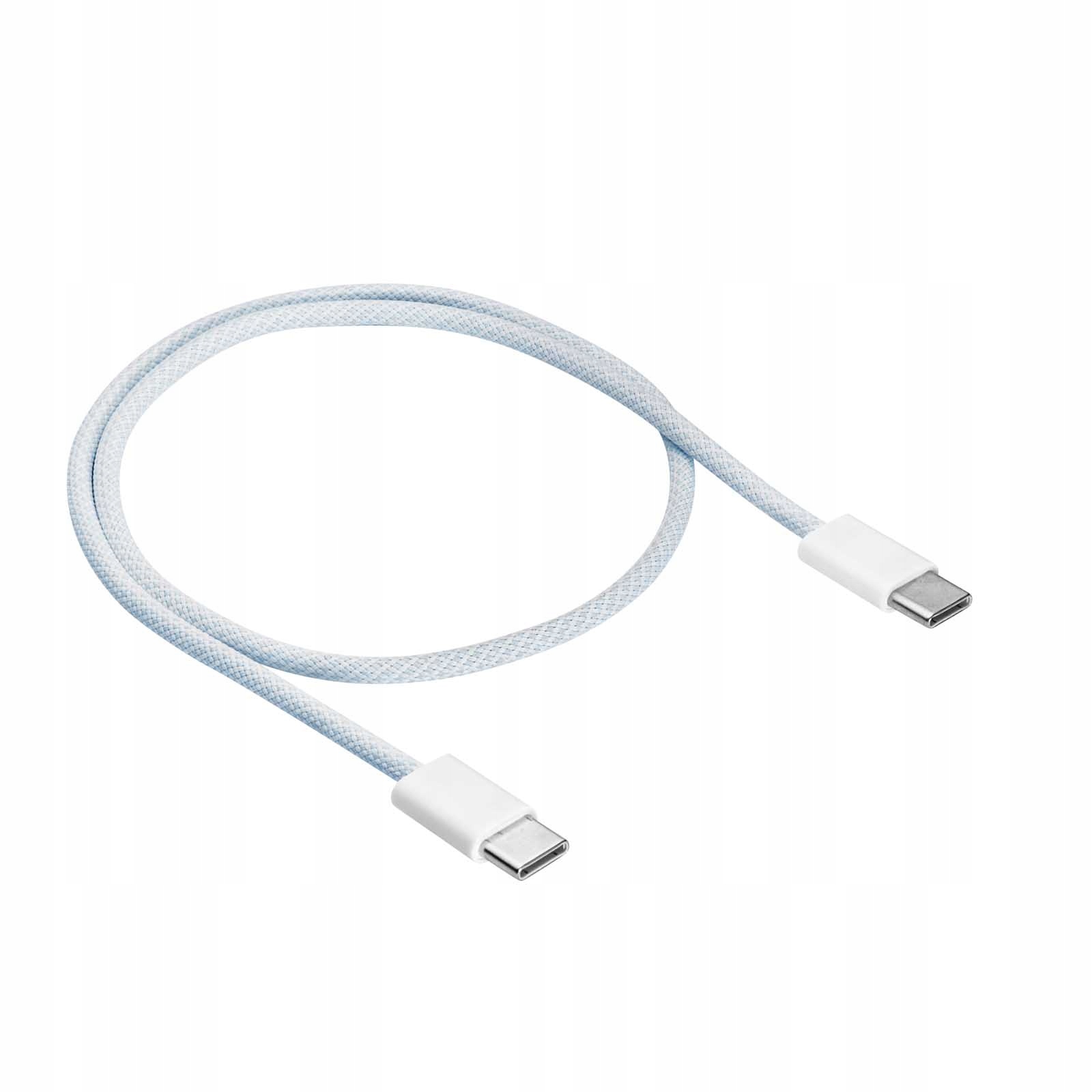 AKYGA Kabel USB Akyga AK-USB-50 USB type C (m) / USB type C (m) dla iPhone 15 w oplocie ver. 2.0 60W 0.5m — 2