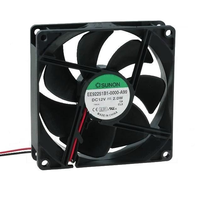 

Sunon Wentylator DC 12V 92x92x25mm 87,55 m3/h