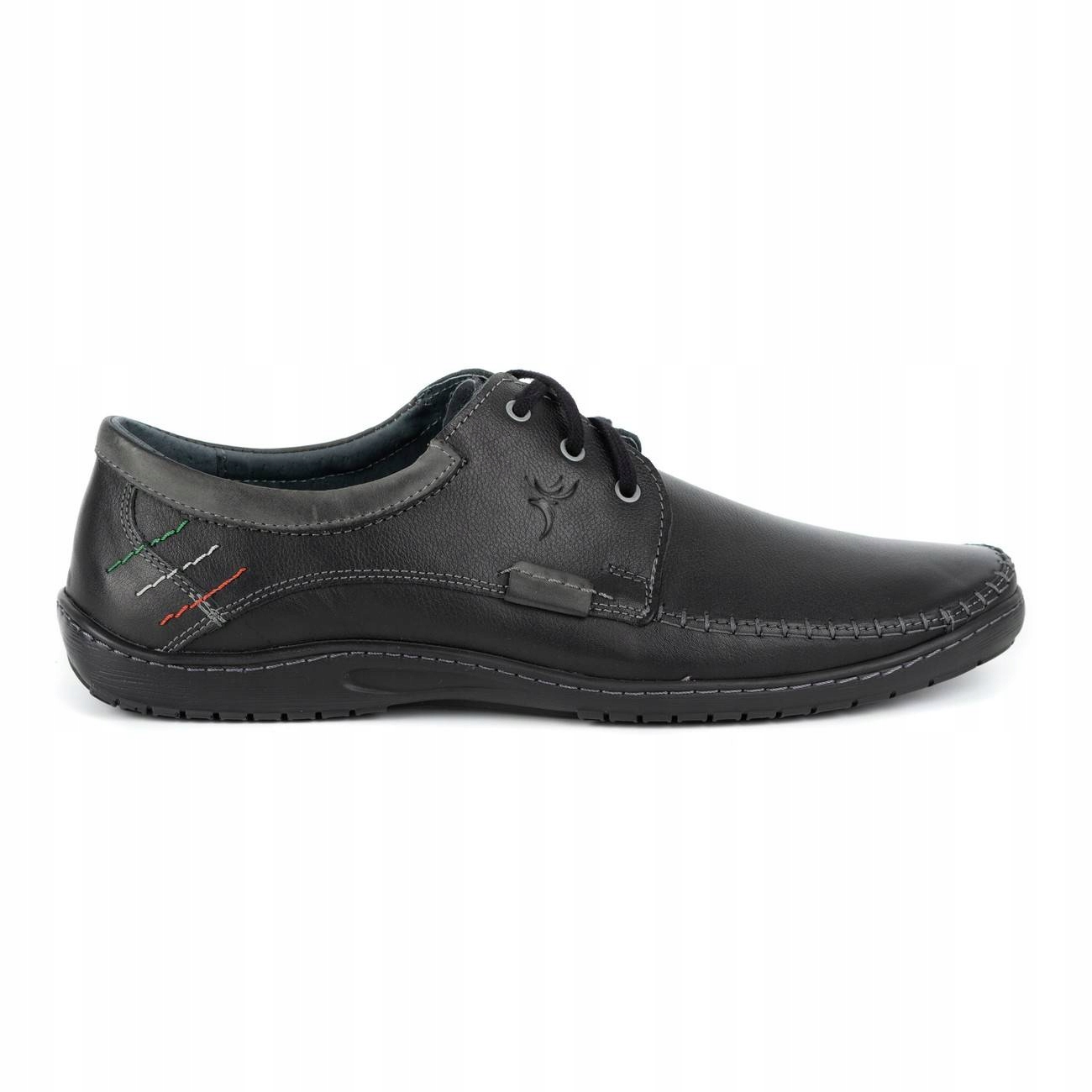 

Buty Męskie Olivier Skóra Polski 539 Z Czarny 48
