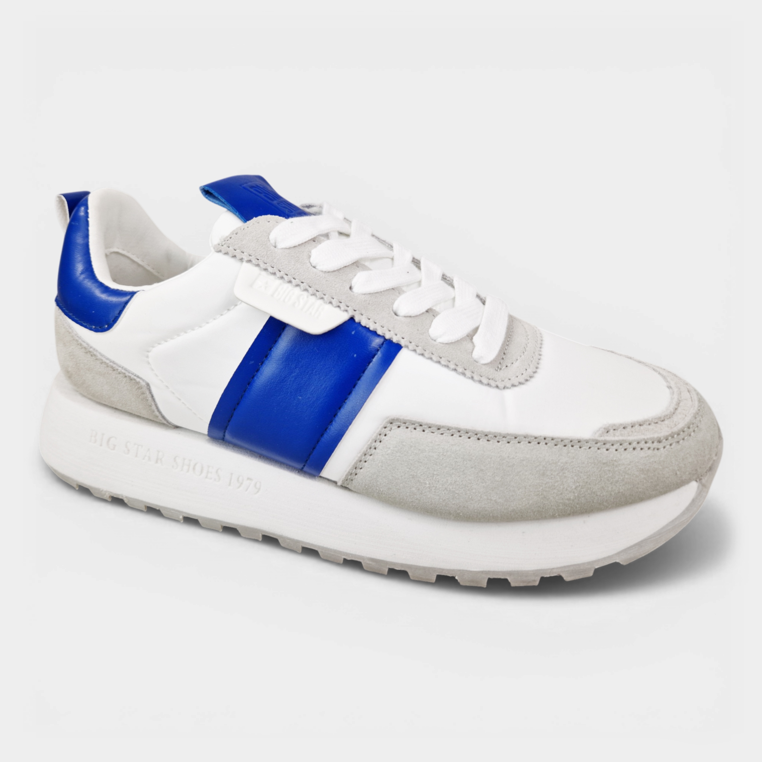 Buty Sportowe Damskie Big Star Sneakersy Białe Młodzieżowe NN274503 36