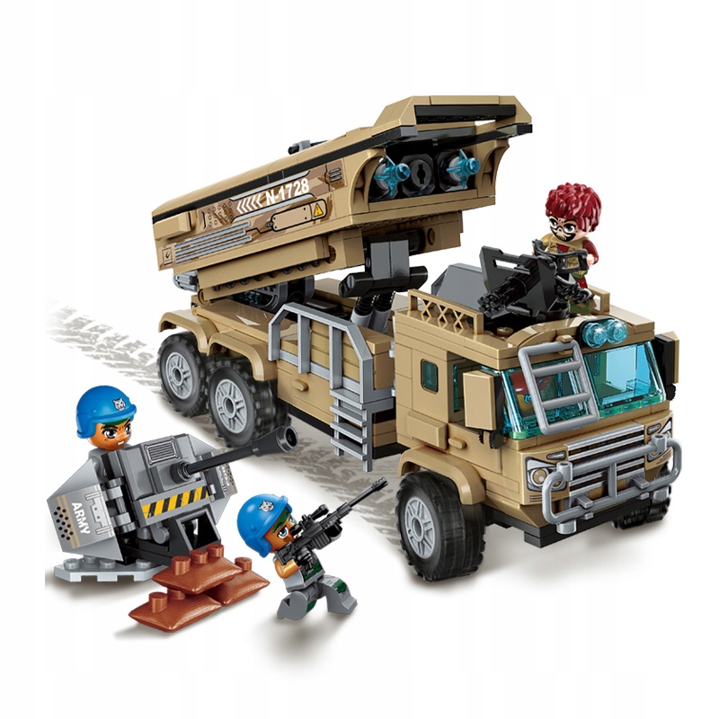 

Klocki Ciężarówka Rakietowa 409el zgodne z Lego