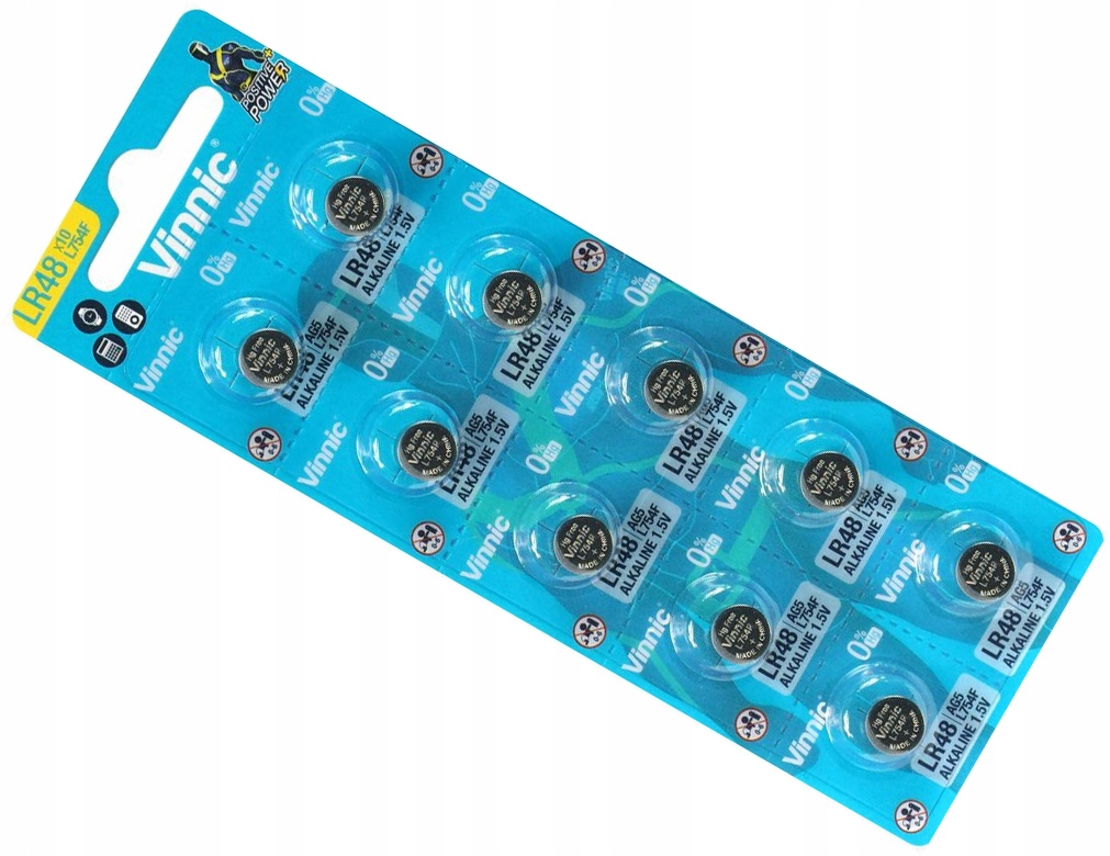 

10x Bateria Vinnic AG5 G5 Lr L 754 F 193 48 393