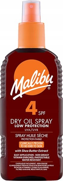 

Malibu Dry Oil Suchy Olejek Do Opalania 4SPF 200ml
