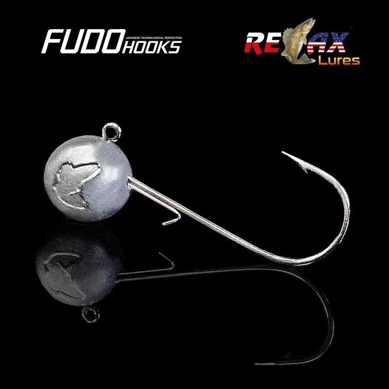 Relax Fudo Round Jig Heads 28G 6/0 Opak 3 Szt Główka Jigowa