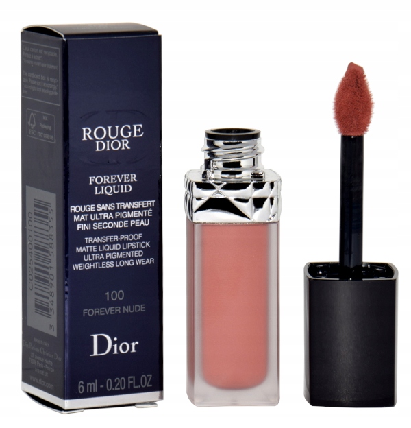 Dior Rouge Forever Liquid Lipstick 100 Forever Nude 6ml