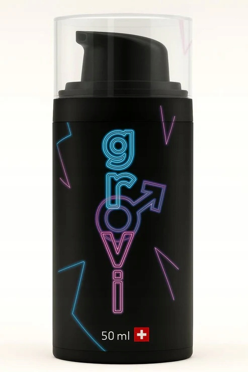 Grovi Gel (50 ml) – Posilovač výkonnosti a sebevědomí pro muže