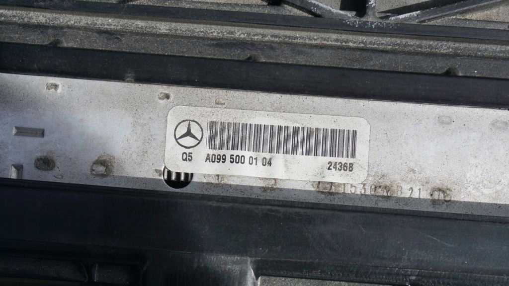 MERCEDES W GLE GL 166 292 chladič vody a ventilátor
