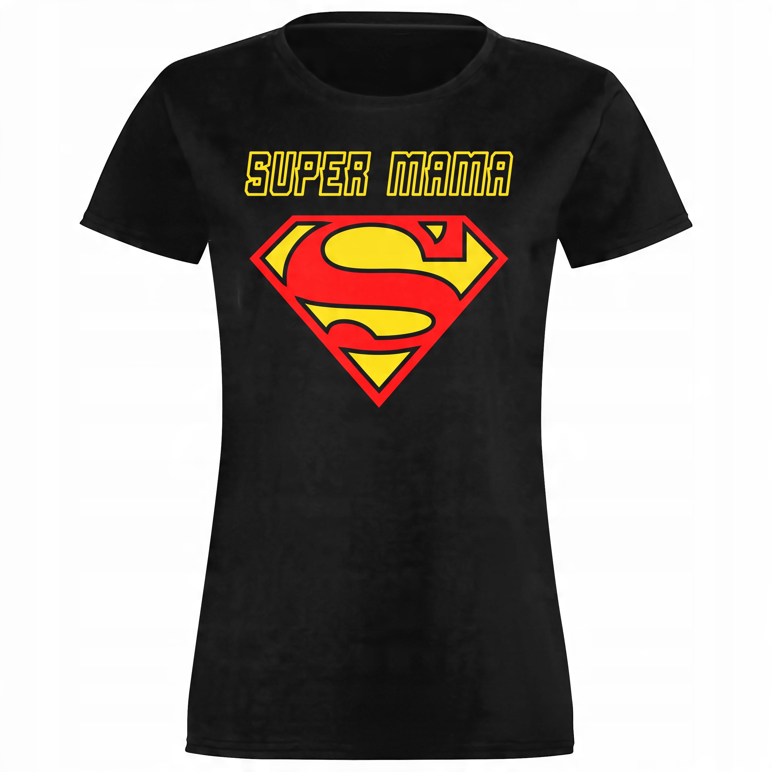 

Damska Koszulka T-shirt Super Mama Rozmiar XXL