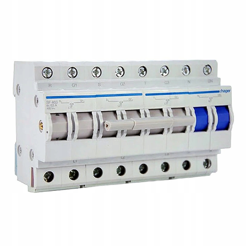 Přepínač sítě Agregat 4P 63A SF463 Hager