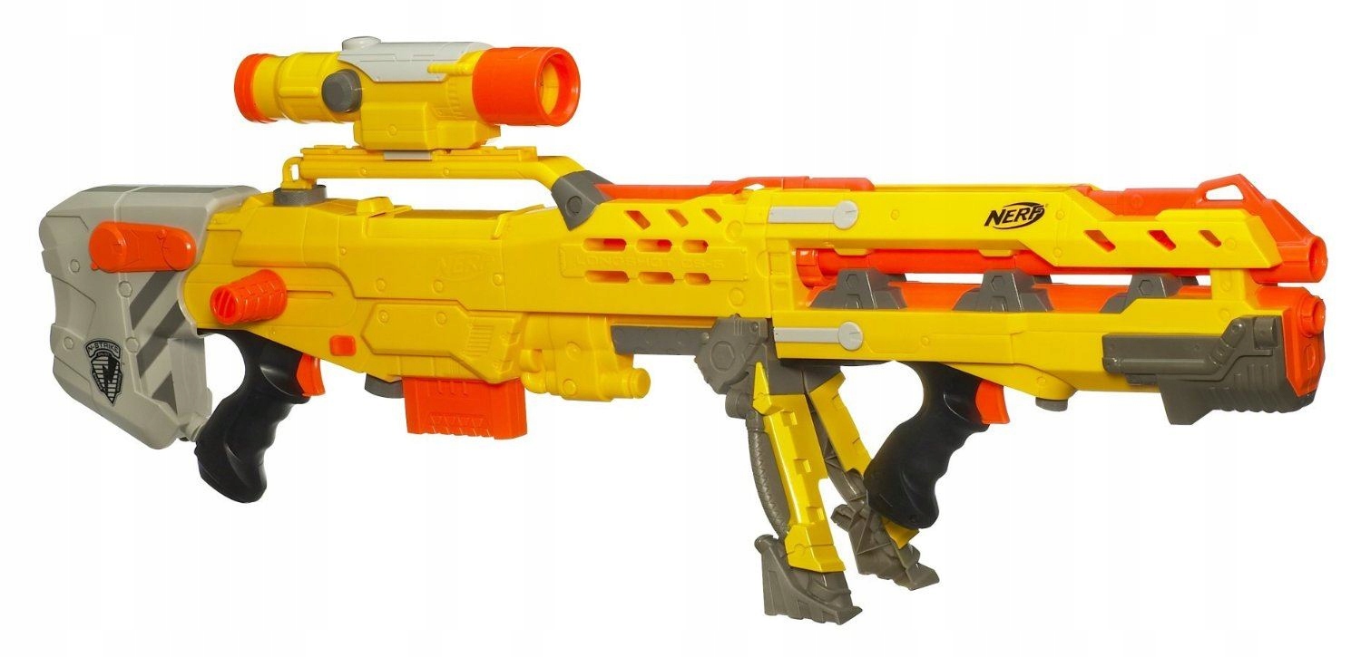 NERF WYRZUTNIA LONGSHOT 2w1 CS-6 BLASTER Kod producenta 61983