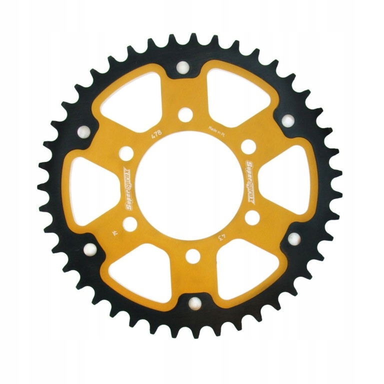 Rozeta Supersprox Stealth RST-478:43-GLD zlatá 43 zubov, 520 RST-478:43-GLD